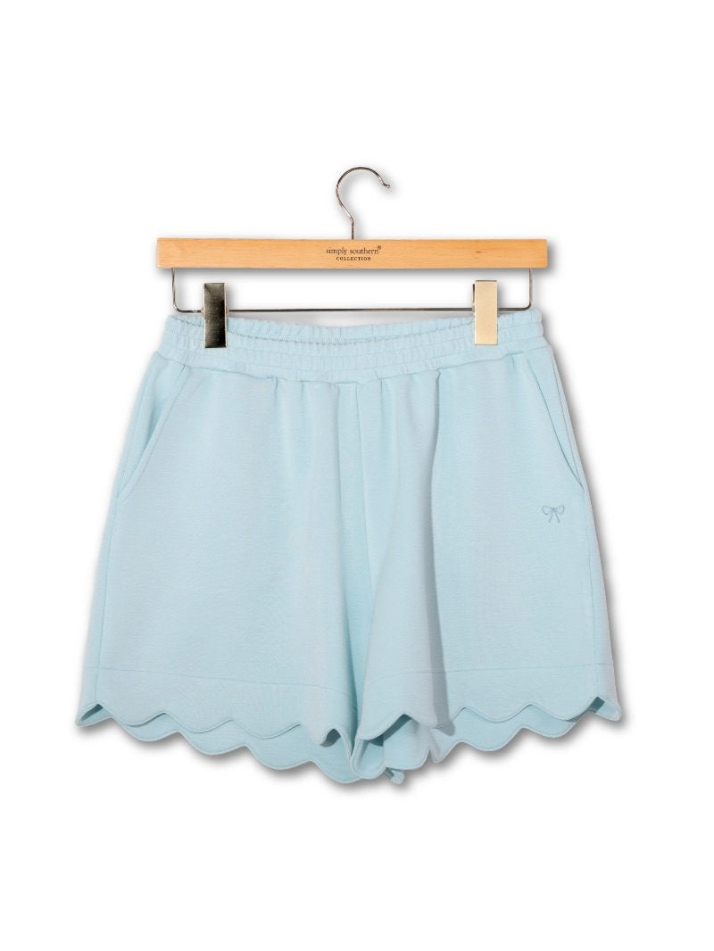 Simply Southern 0126 Scalloped Lounge Shorts