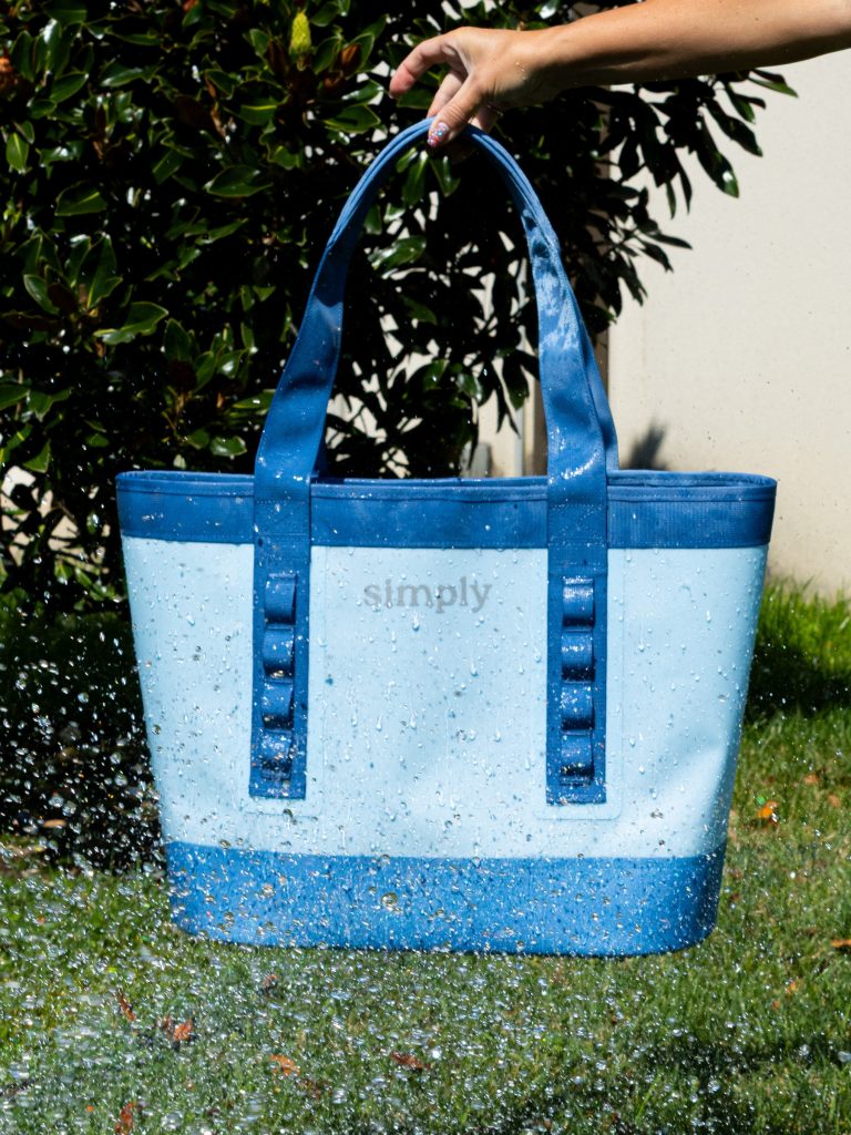 Simply Southern Tough Beach Waterproof Washable Large Tote Bag