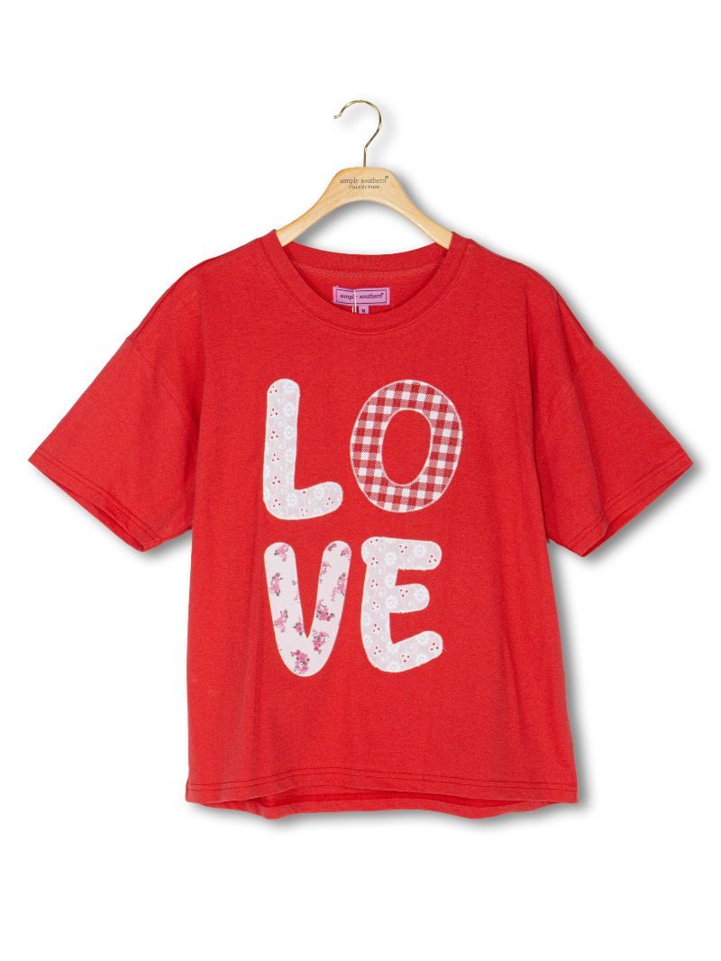 Simply Southern Xoxo Love Patch T-Shirt