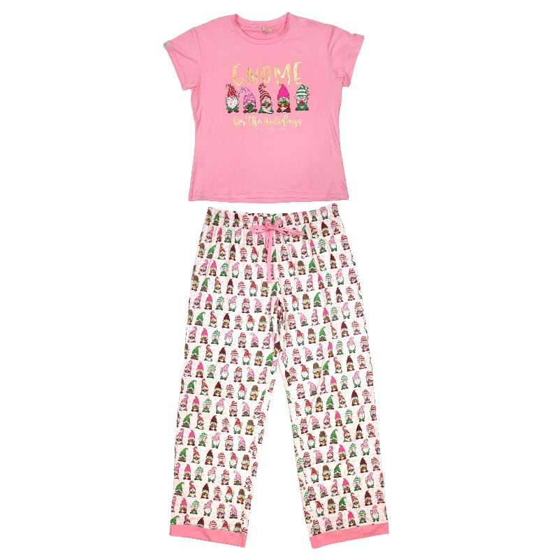 Simply Southern Gnome Holiday PJ Pants & T-Shirt Set