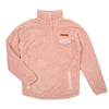Simply Southern Light Pink Long Sleeve Soft Sherpa Pullover Sweatshirt