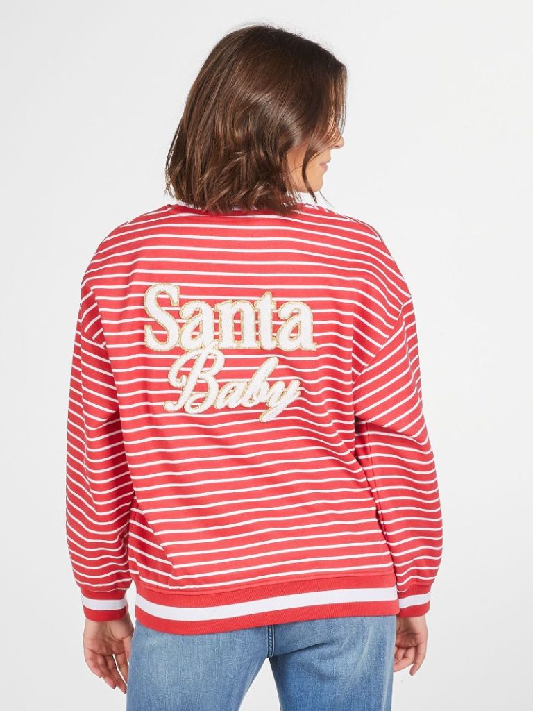 Simply Southern Santa Holiday Crew Long Sleeve T-Shirt