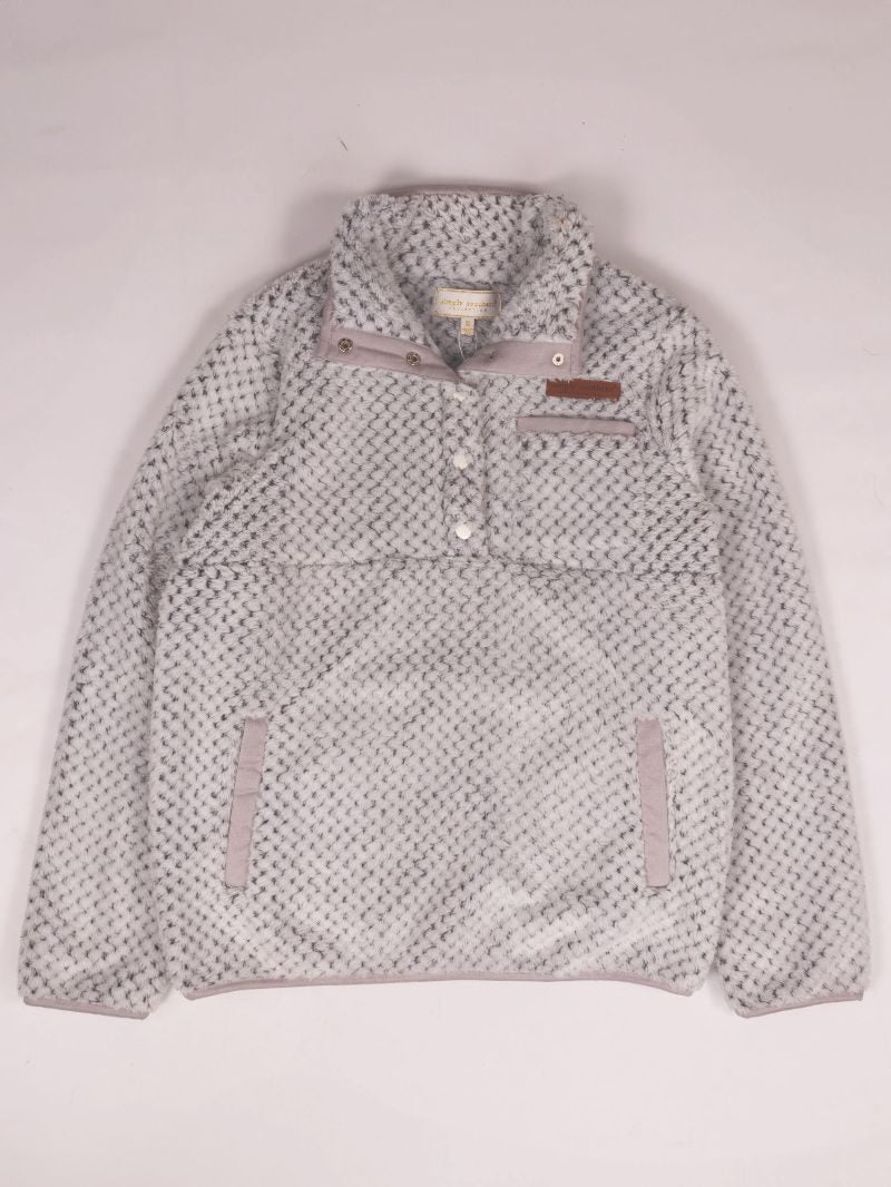 Simply Southern 0225 Long Sleeve Soft Sherpa Pullover Sweatshirt