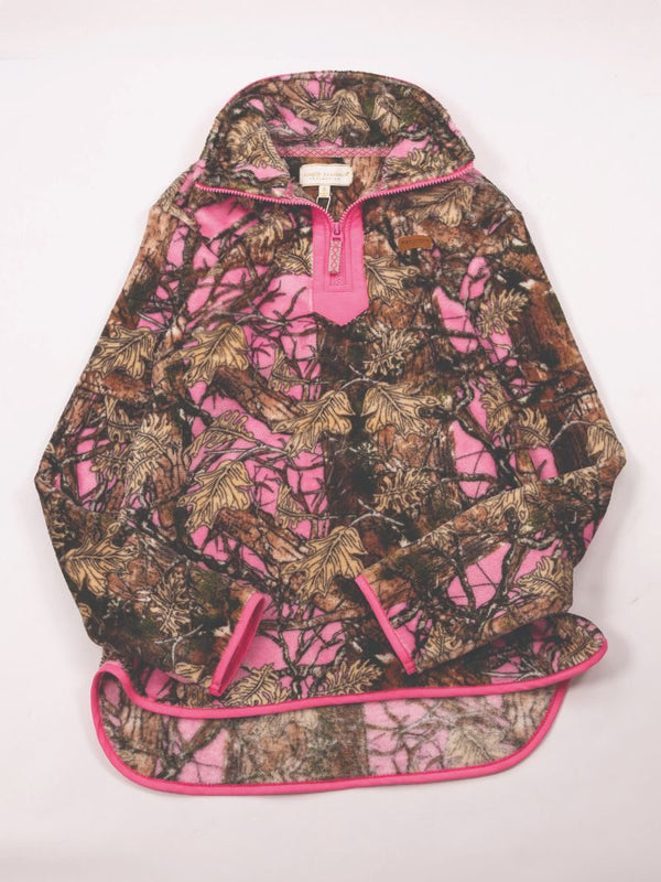 Youth Pink Camo Sweater Clark Fishing Clothing Pink Camo Unisex Hoodie