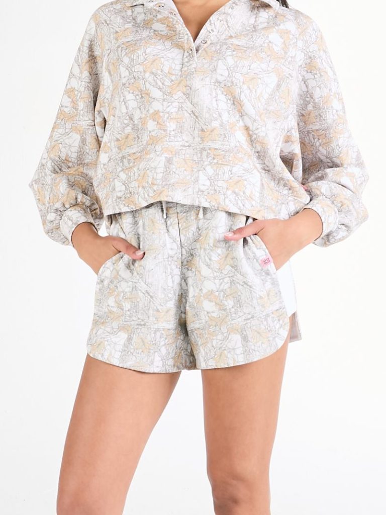 Simply Southern Camo Contrast Lounge Shorts