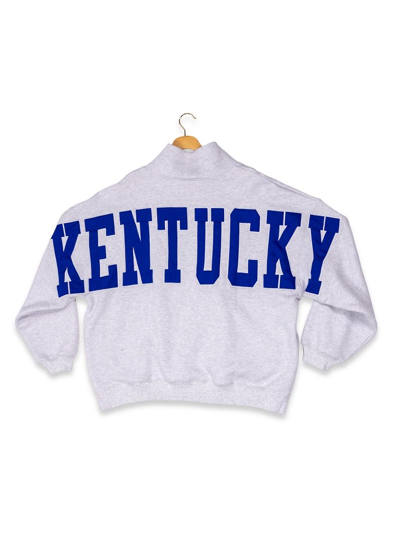 Simply Southern Kentucky Mock Neck Pullover Crew Oversized Sweatshirt