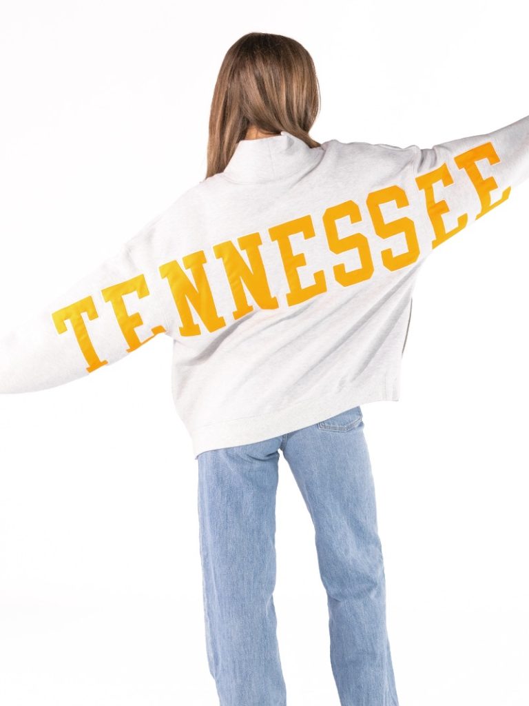 Simply Southern Tennessee Mock Neck Pullover Crew Oversized Sweatshirt