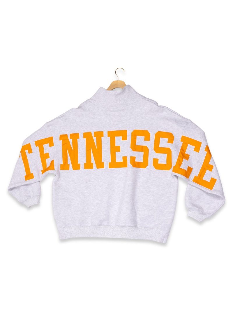 Simply Southern Tennessee Mock Neck Pullover Crew Oversized Sweatshirt