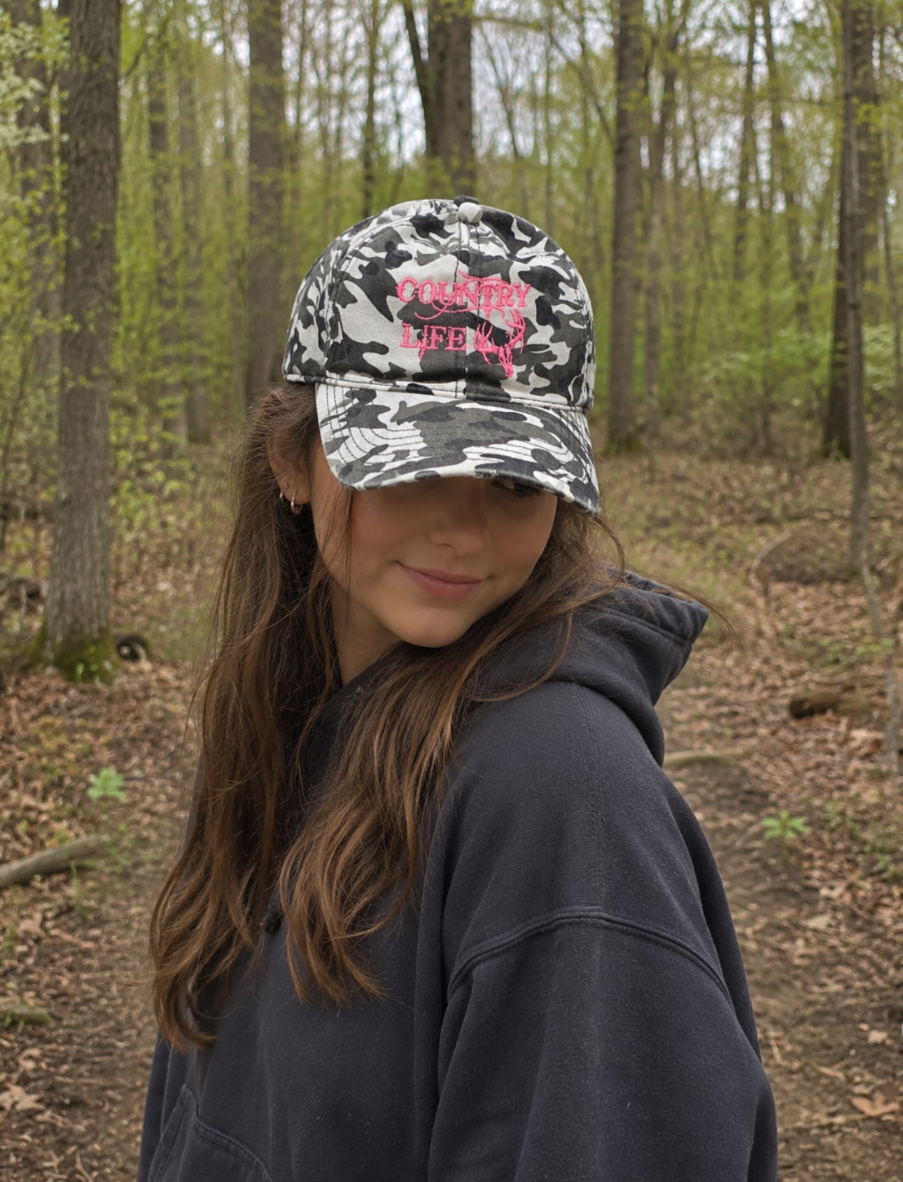 Country Life Pink Deer Camo Cap Hat