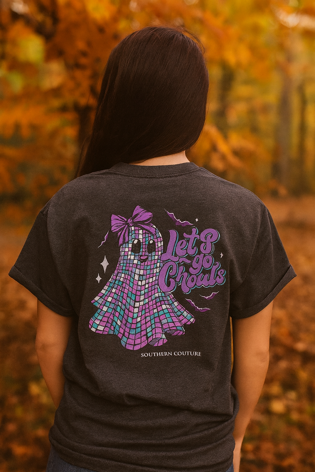 Southern Couture Classic Let's Go Ghouls Fall T-Shirt
