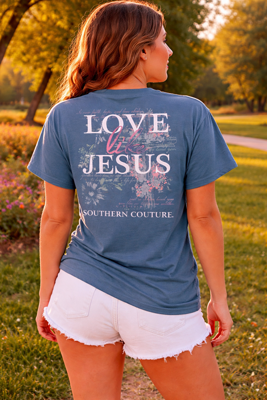 Southern Couture Classic Love Like Jesus T-Shirt
