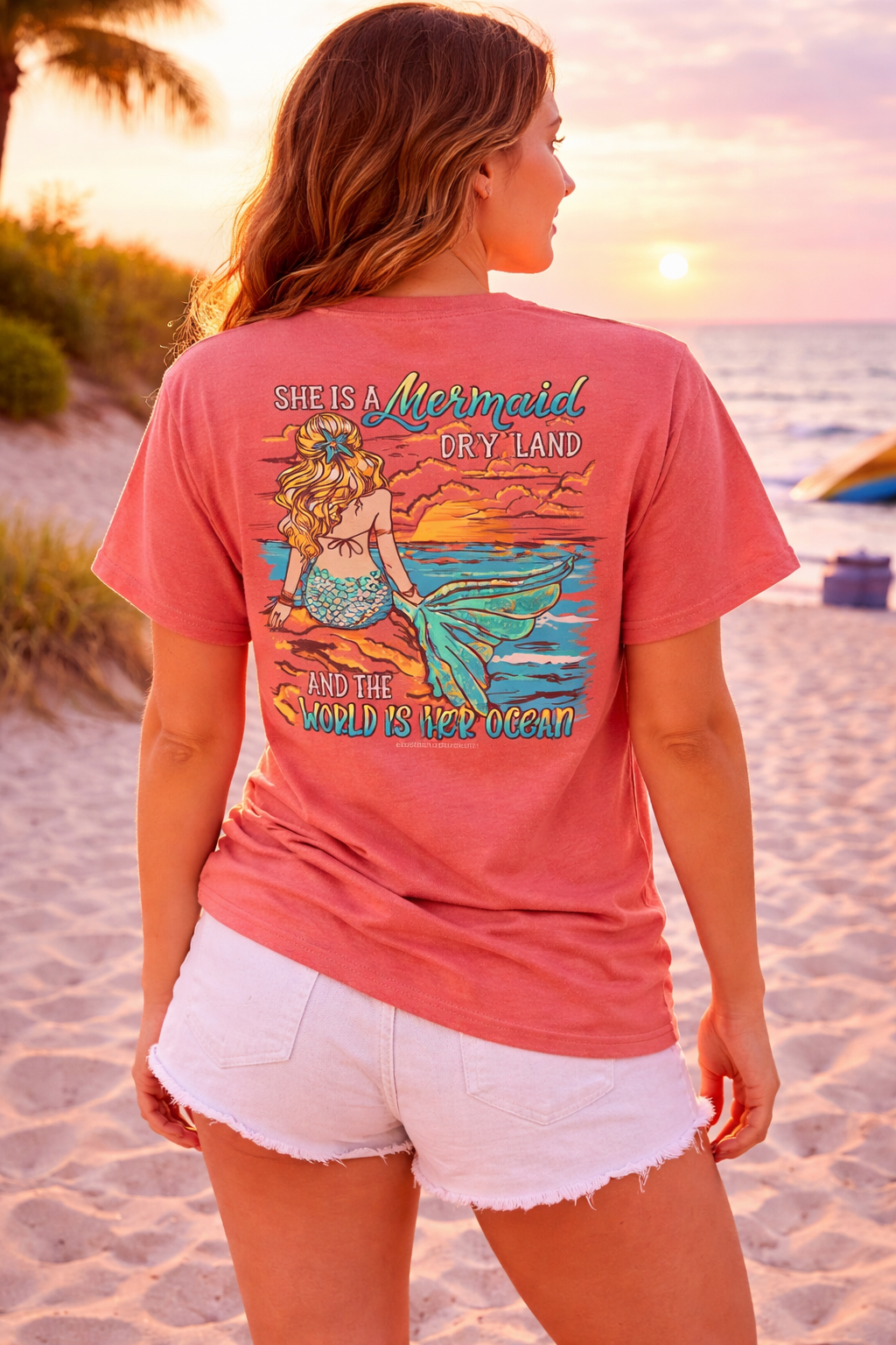 Southern Couture Classic She's A Mermaid T-Shirt