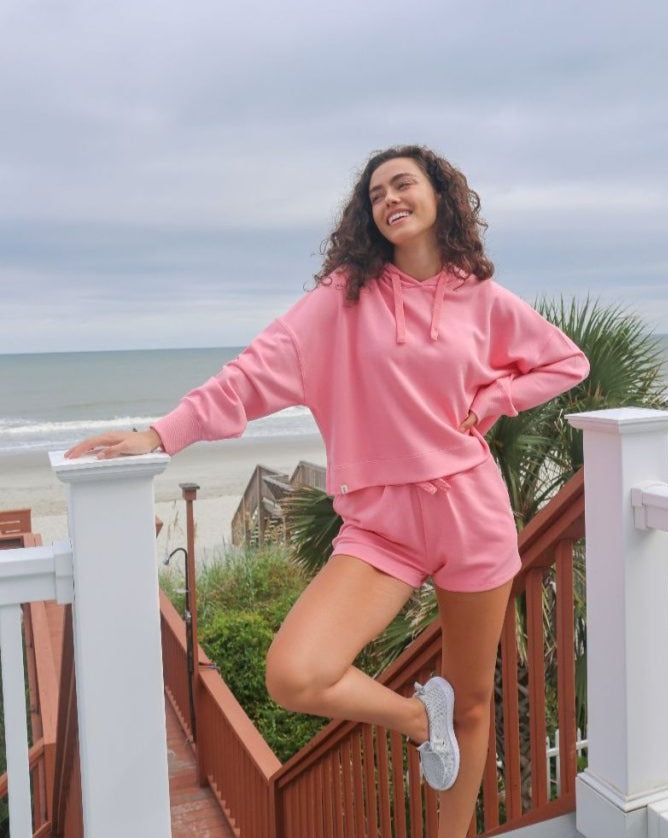 Simply Southern Classic Crop Hoodie & Shorts