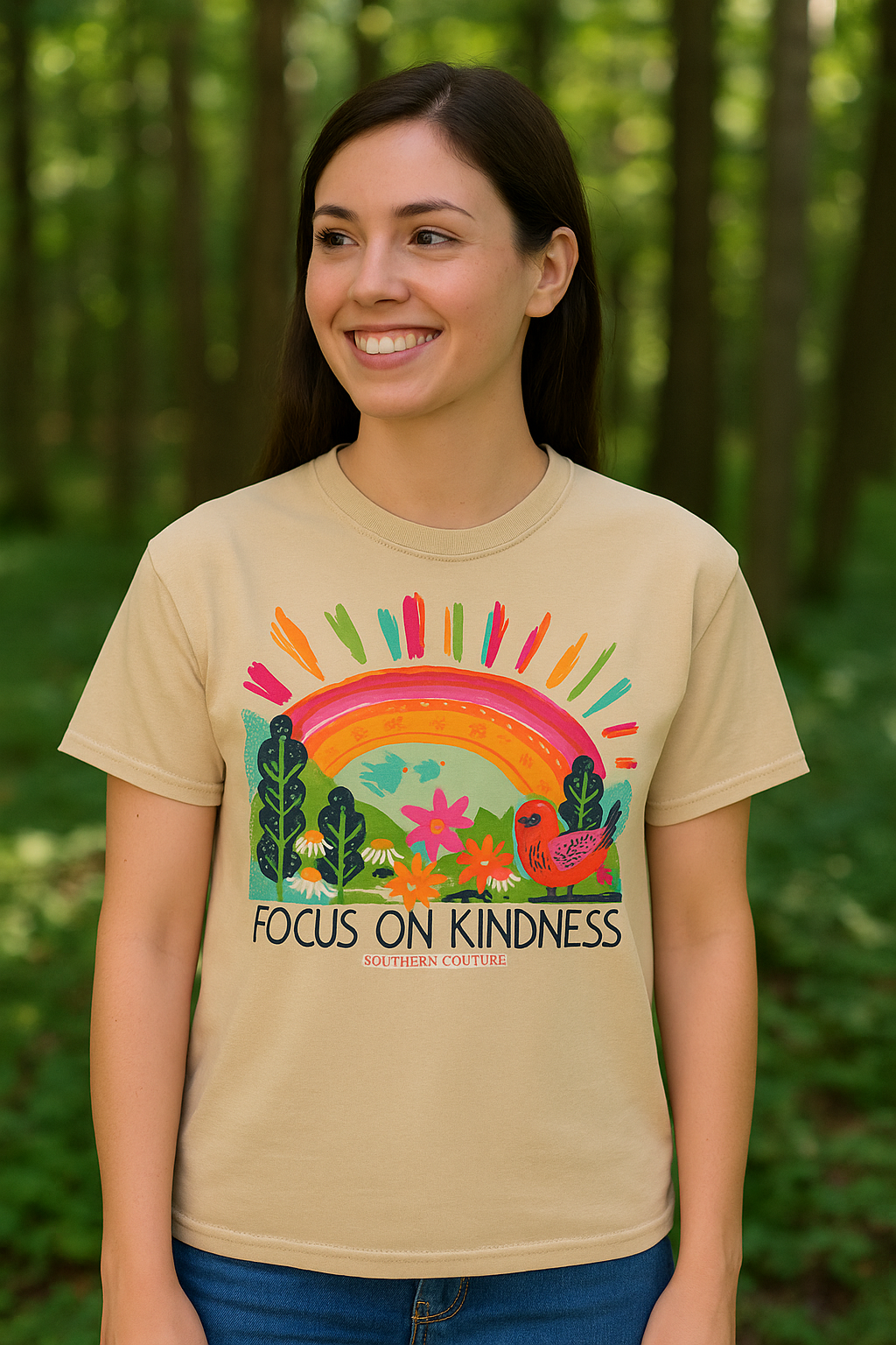 Southern Couture Focus On Kindness Comfort Colors T-Shirt