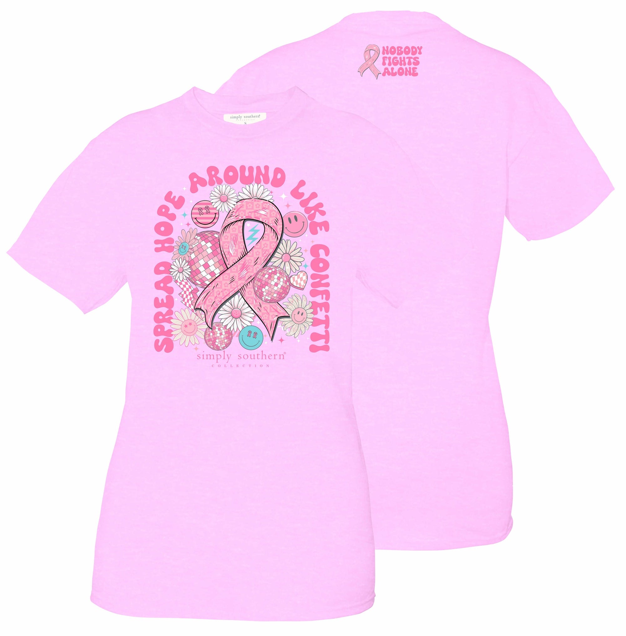 Simply Southern Spread Hope Cancer T-Shirt
