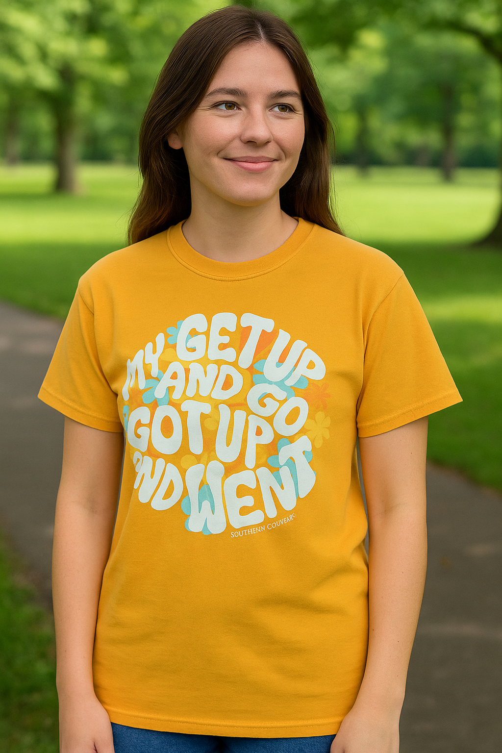 Southern Couture My Get Up And Go Comfort Colors T-Shirt