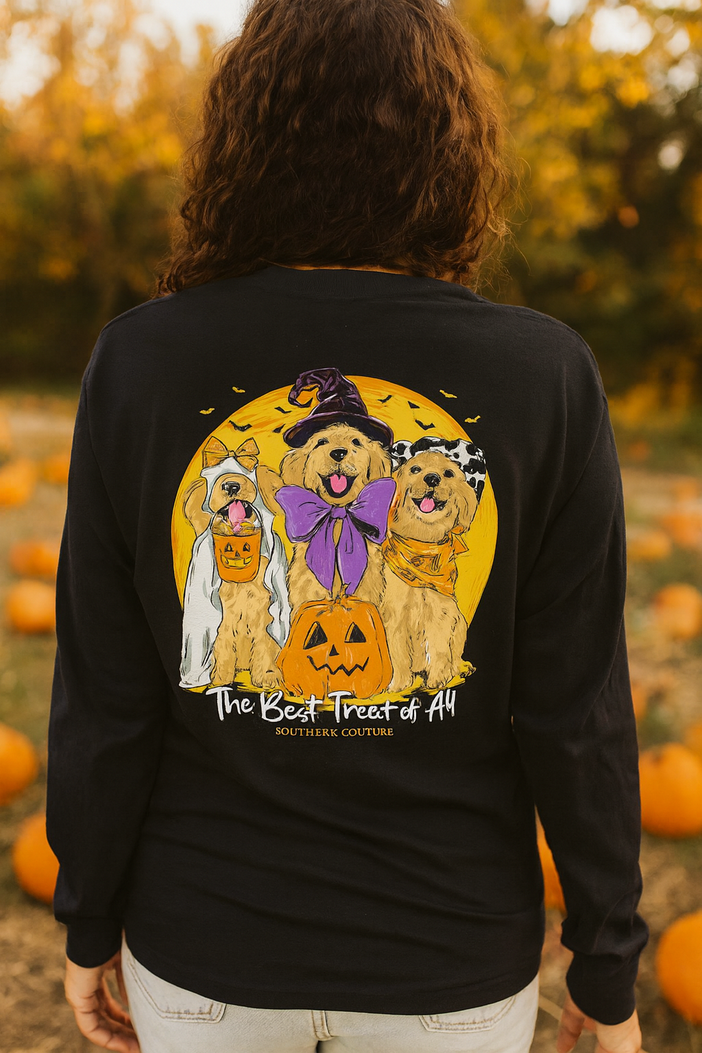 Southern Couture Classic Best Treat of All Fall Long Sleeve T-Shirt