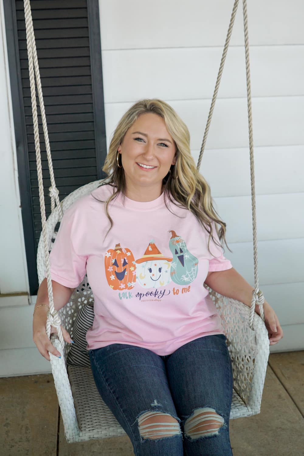 Southernology Talk Spooky to Me Halloween Comfort Colors T-Shirt