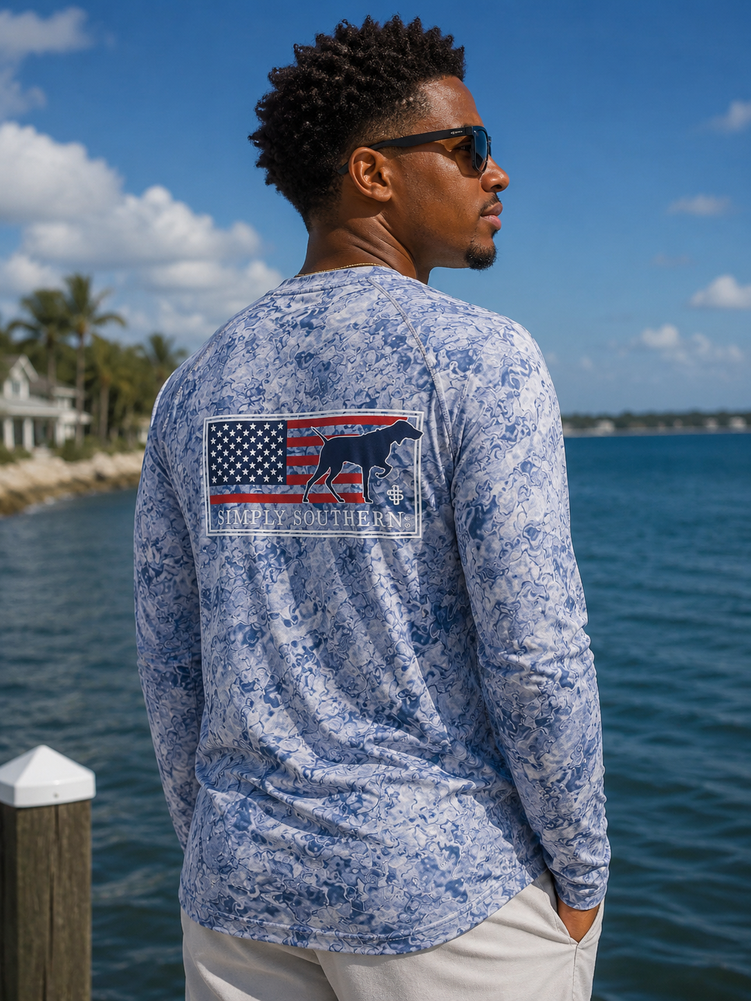 Simply Southern Patriot Rash Guard Unisex Long Sleeve T-Shirt
