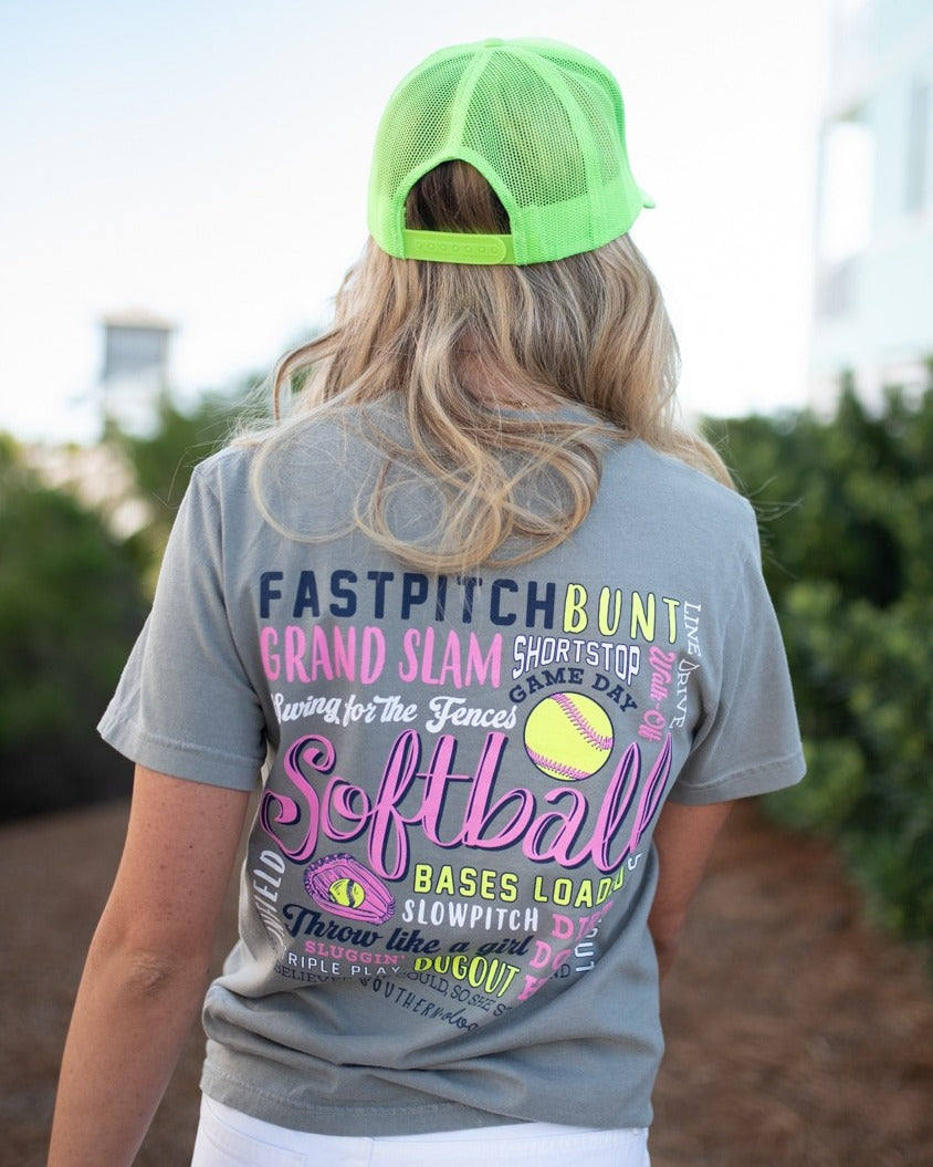 Southernology Softball Sayings Comfort Colors T-Shirt
