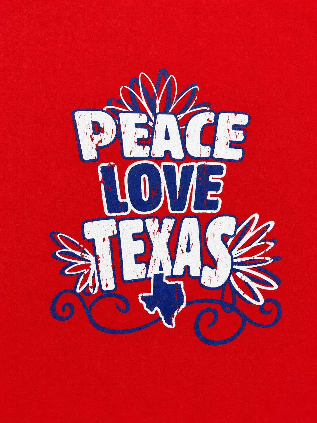Sweet Thing Peace Love Texas Bright T Shirt