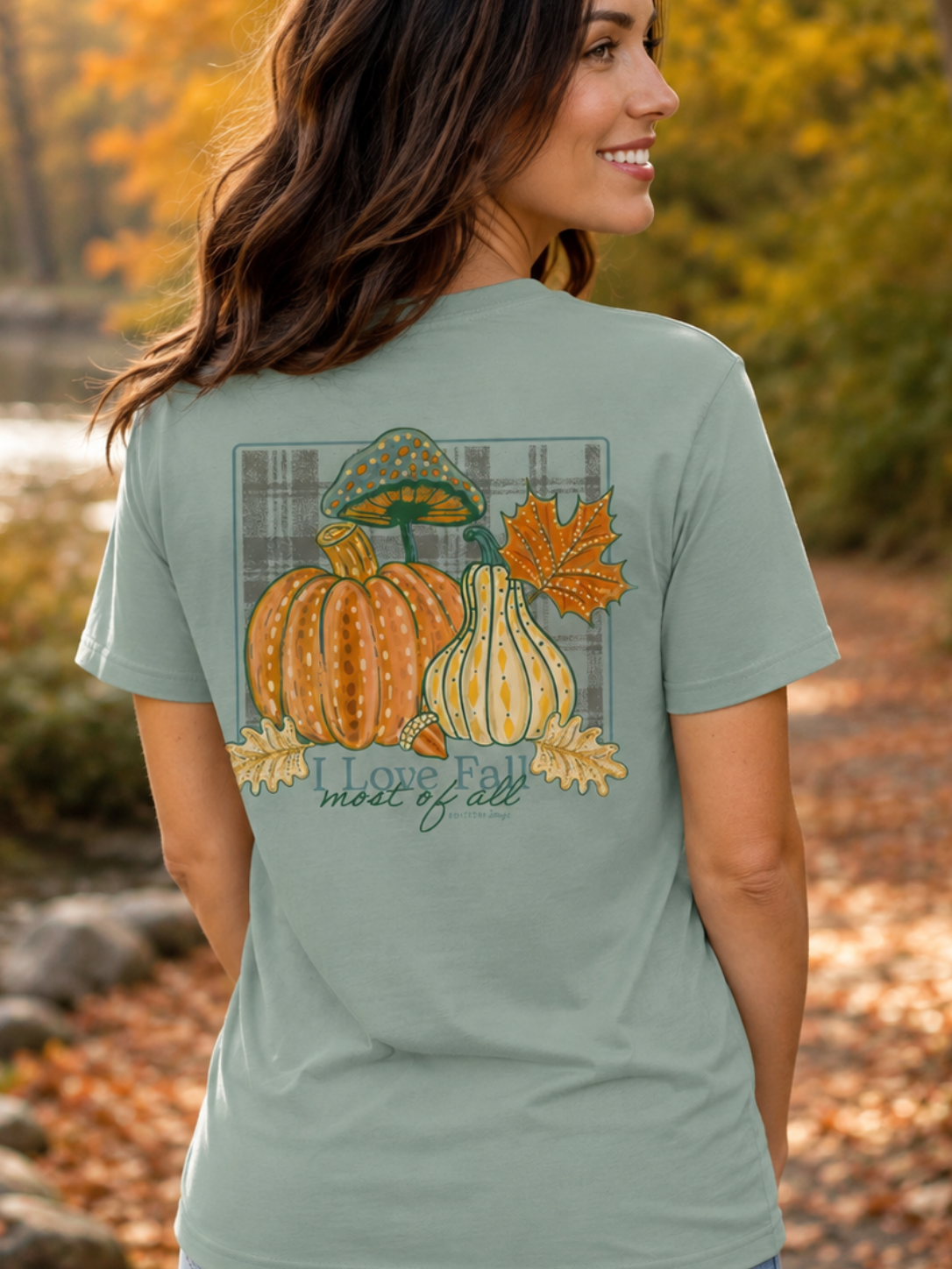 Southernology Love Fall Most of All Comfort Colors T-Shirt