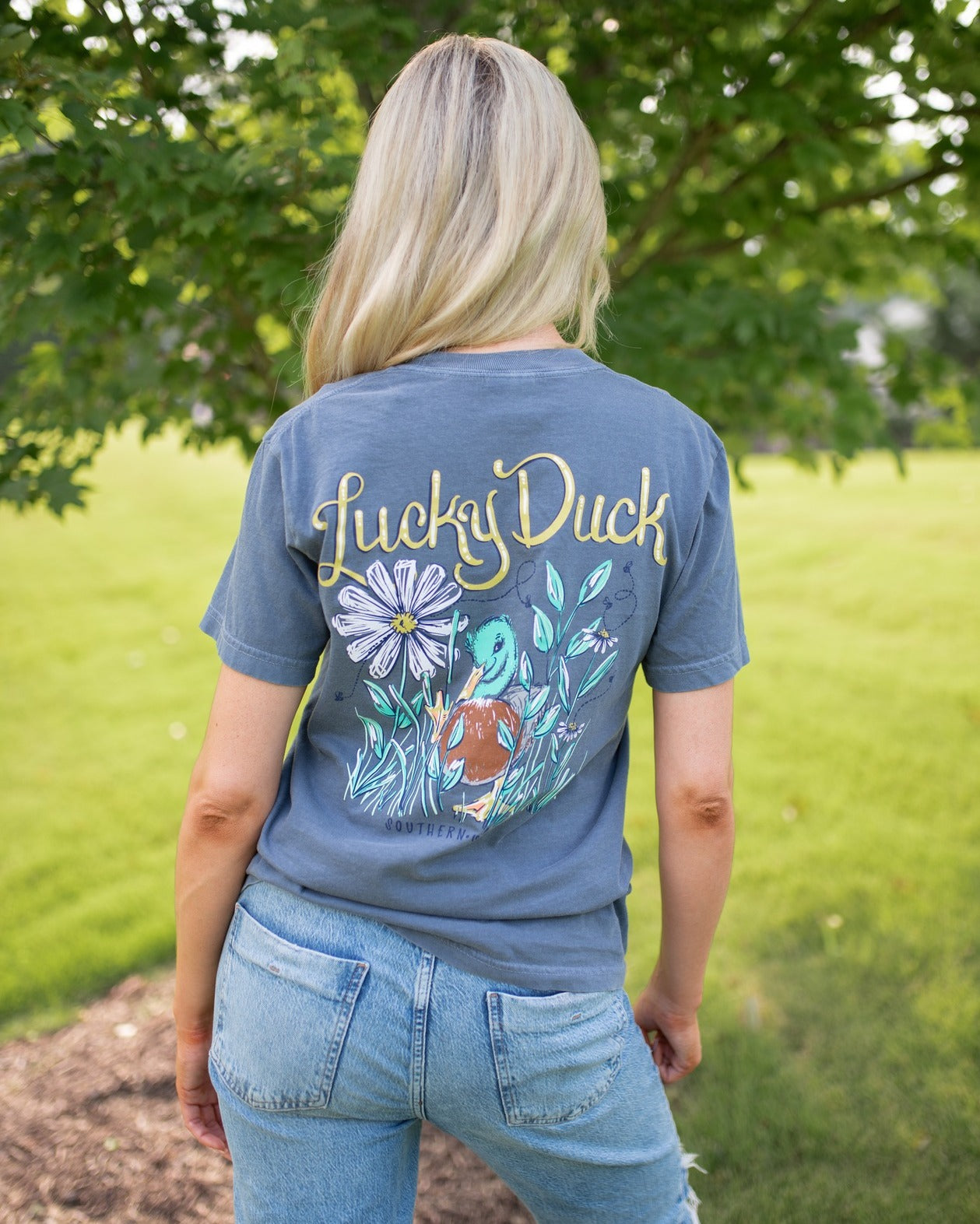 Southernology Lucky Duck Comfort Colors T-Shirt