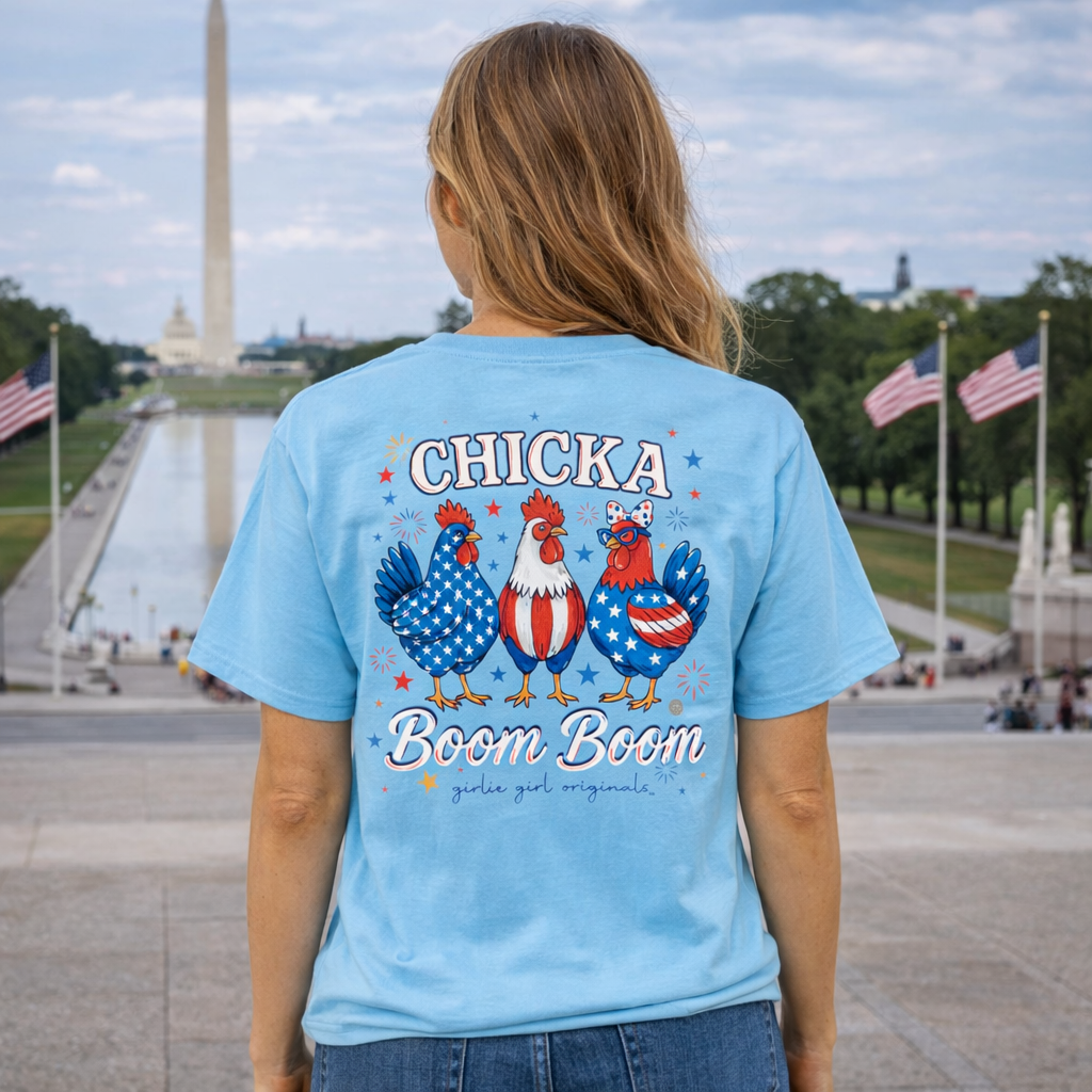 Girlie Girl Originals Chicka Boom Boom USA T-Shirt