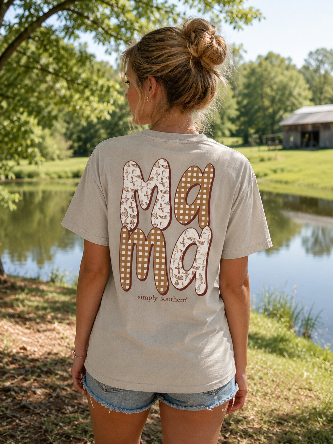 Simply Southern Mama Duck Mineral Washed T-Shirt