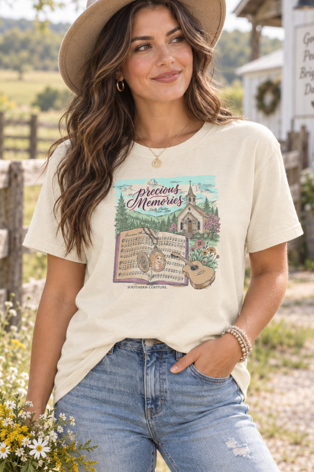 Southern Couture Soft Precious Memories Dolly T-Shirt