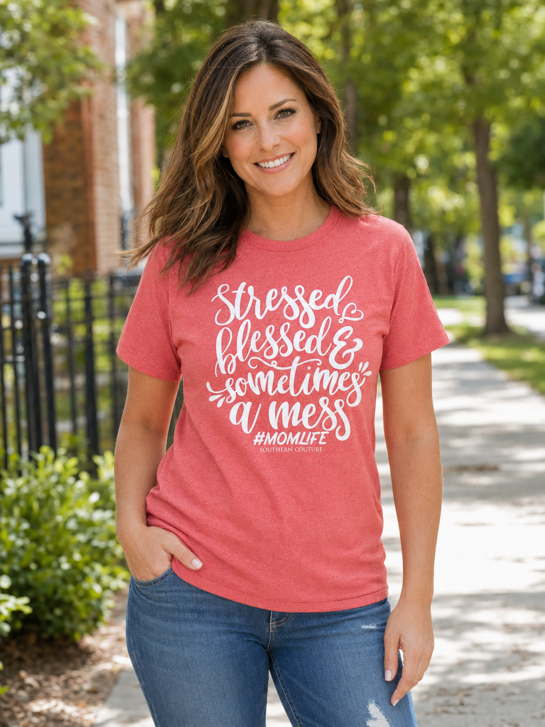 Southern Couture #MomLife Soft T-Shirt