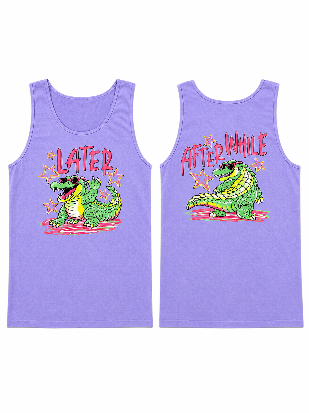 Southern Chics Later Gator Comfort Colors Tank Top