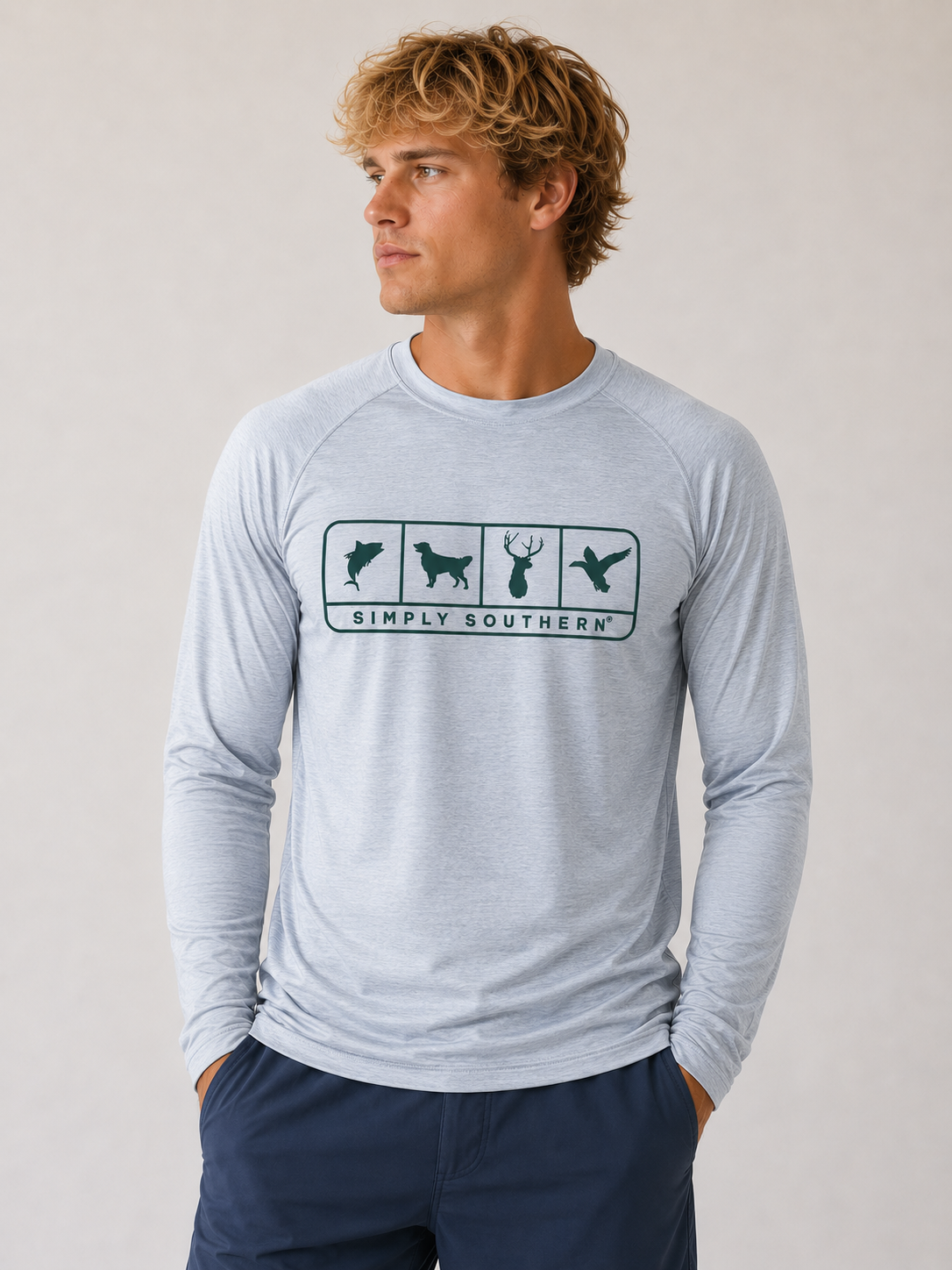 SALE Simply Southern Outdoor Games Rash Guard Unisex Long Sleeve T-Shirt