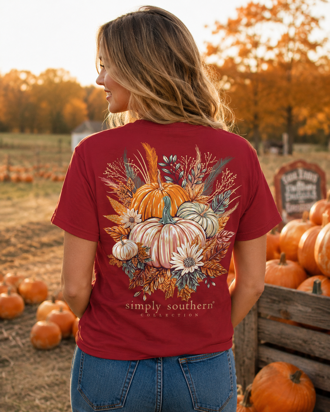 Simply Southern Harvest Pumpkins Fall T-Shirt