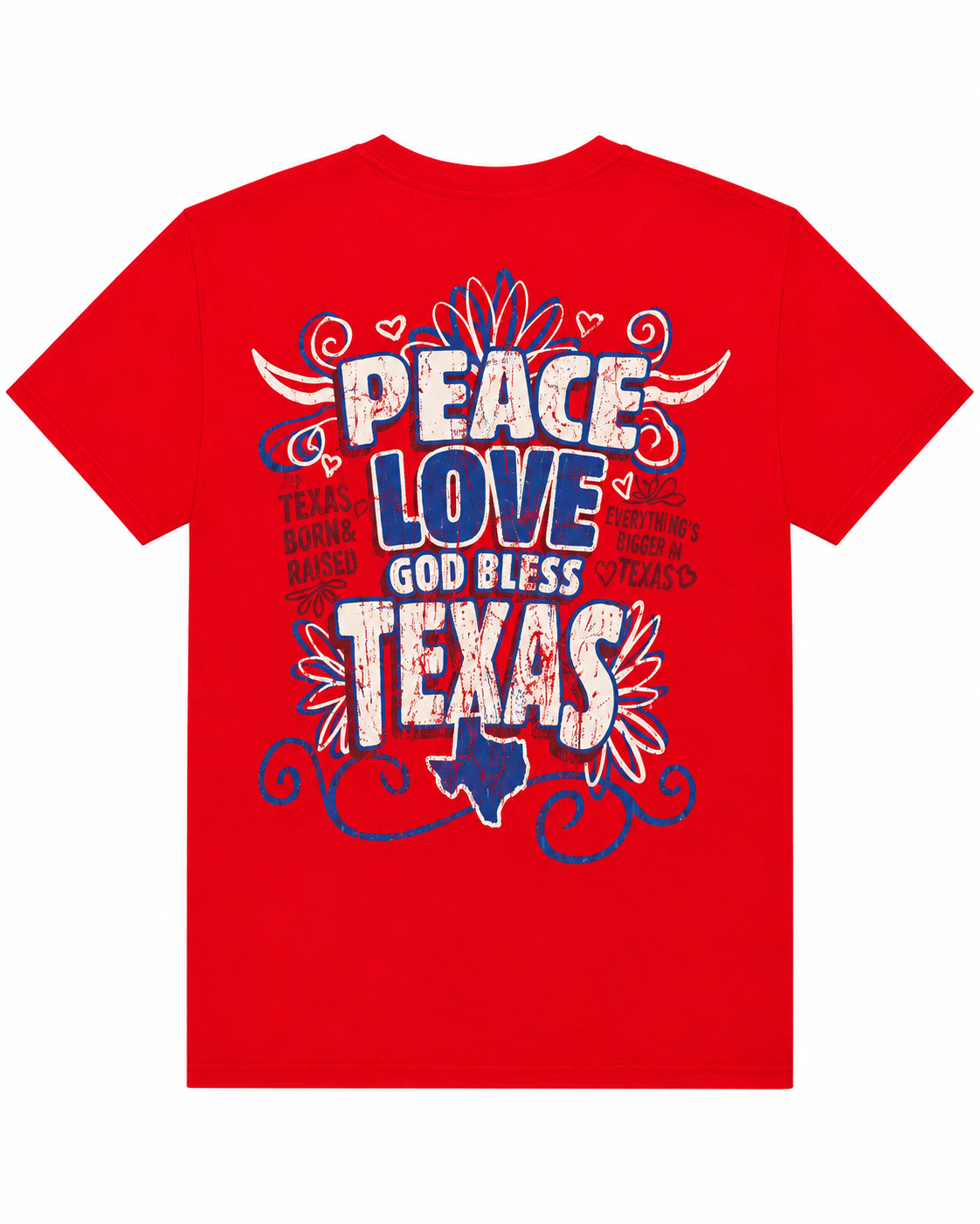 Sweet Thing Peace Love Texas Bright T Shirt