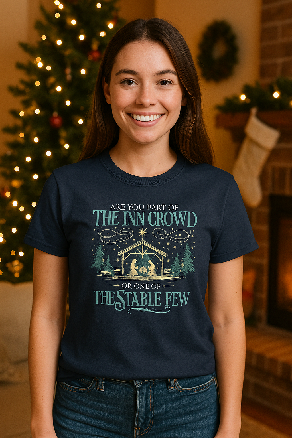 Southern Couture Soft The Inn Crowd Holiday T-Shirt