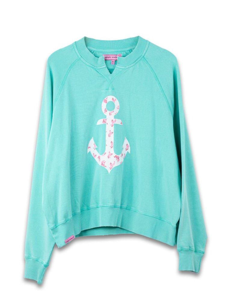 Simply Southern Anchor Summer Crew Sweatshirt - SimplyCuteTees