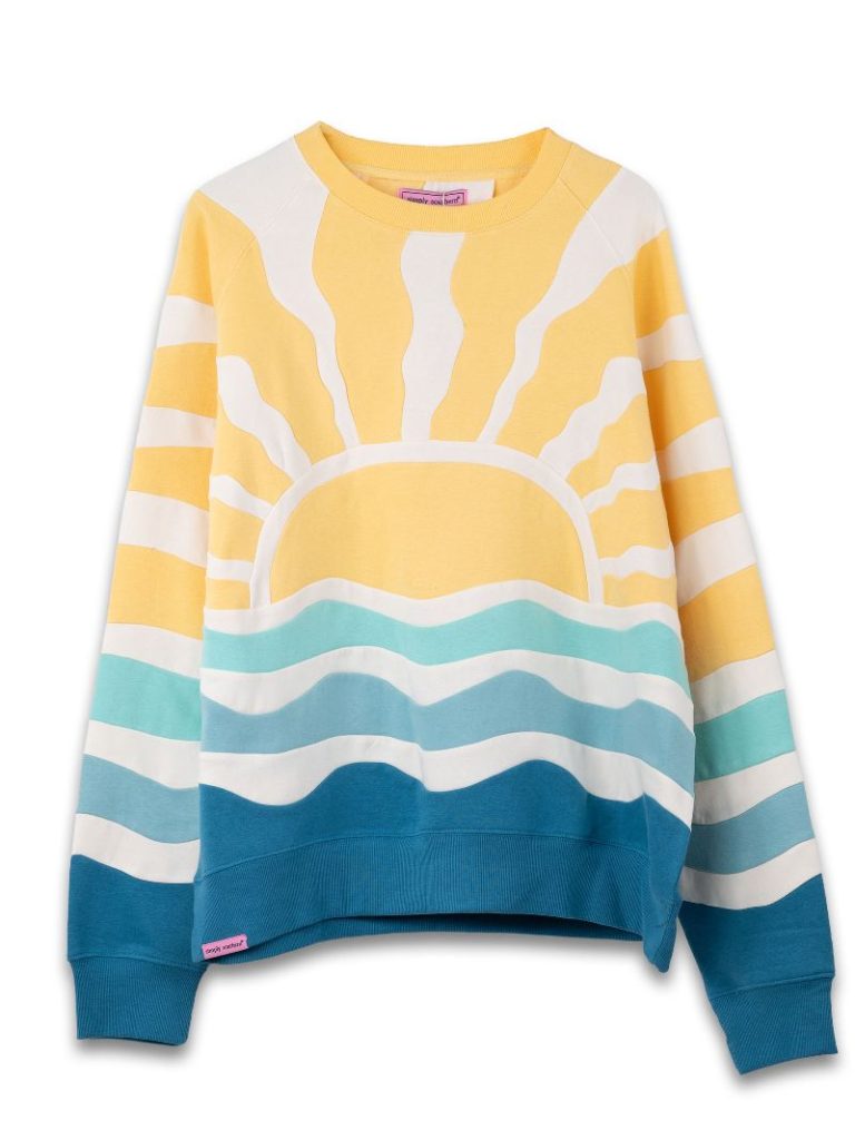 Simply Southern Sun Patch Crew Sweatshirt