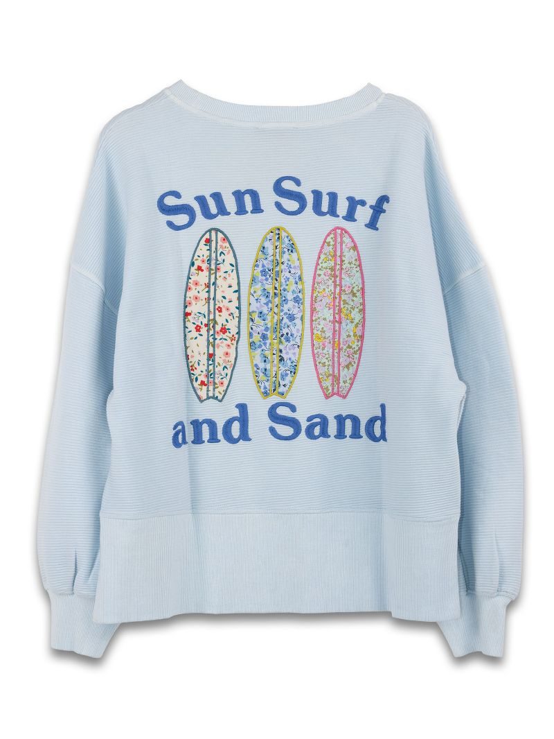 Simply Southern Surf Sand Summer Crew Sweatshirt