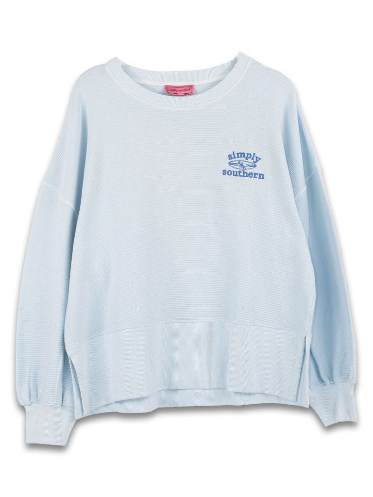 Simply Southern Surf Sand Summer Crew Sweatshirt