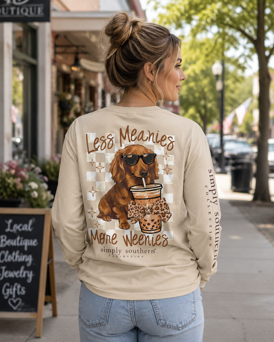 Simply Southern More Weenies Dog Long Sleeve T-Shirt