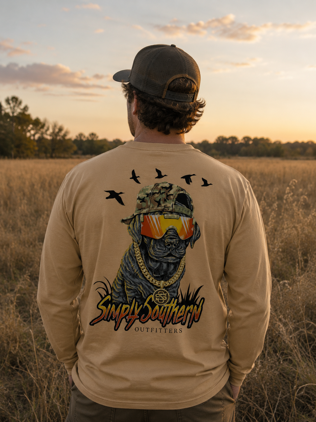 Simply Southern Lab Shades Long Sleeve Unisex T-Shirt - SimplyCuteTees
