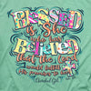 Cherished Girl Blessed Is She Faith T-Shirt