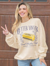 Simply Southern Butter Lover Long Sleeve Crew Sweatshirt