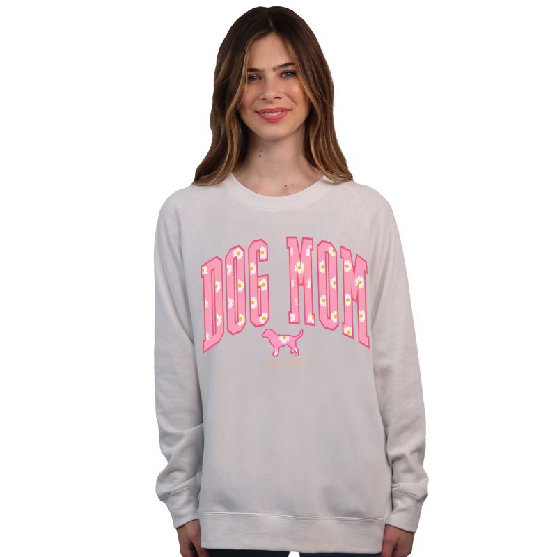 Simply Southern Dog Mom Long Sleeve Crew Sweatshirt