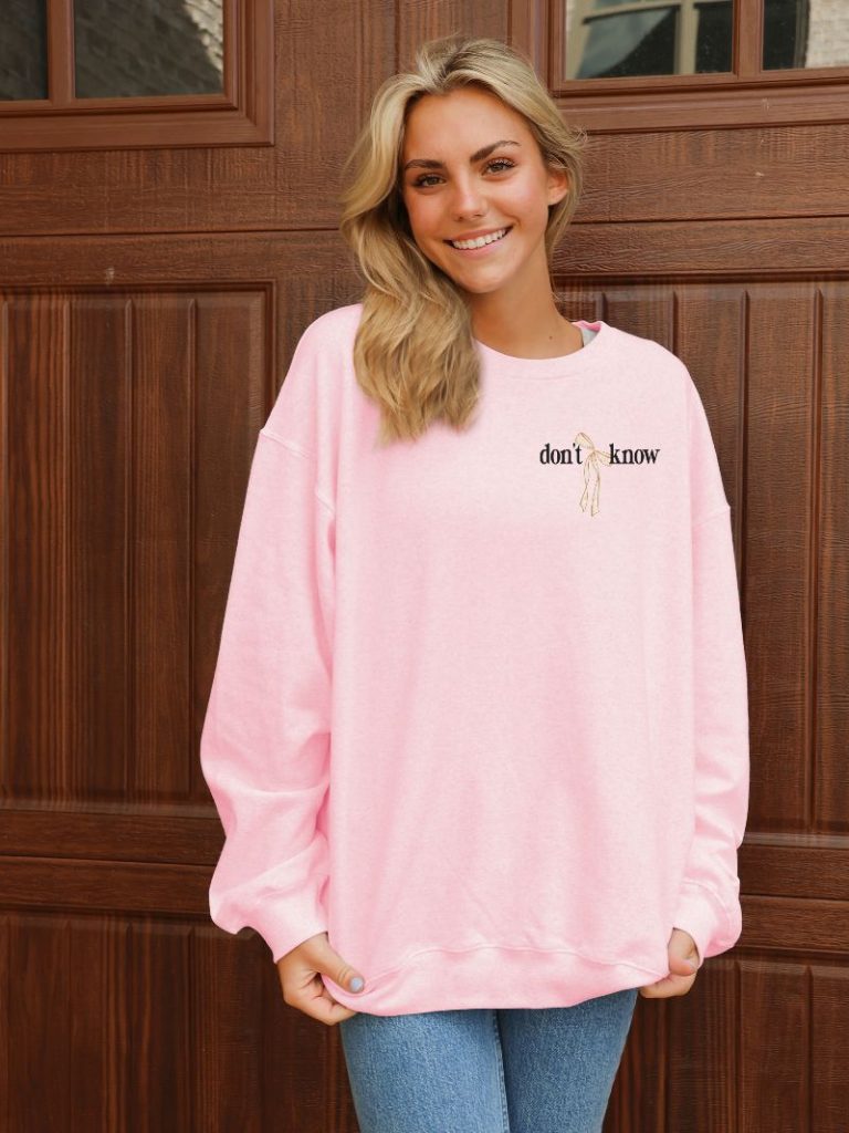 Simply Southern Don't Know Long Sleeve Crew Sweatshirt