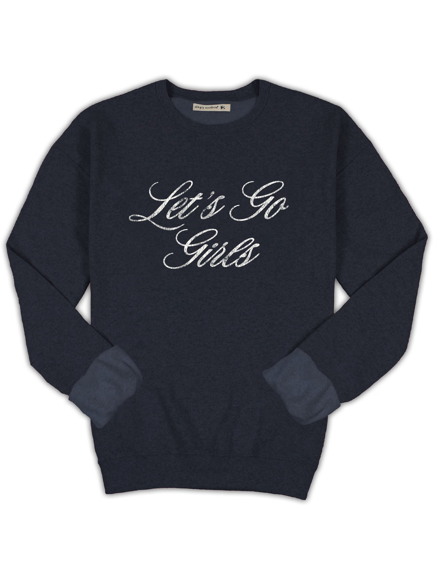 Simply Southern Go Girls Long Sleeve Crew Sweatshirt