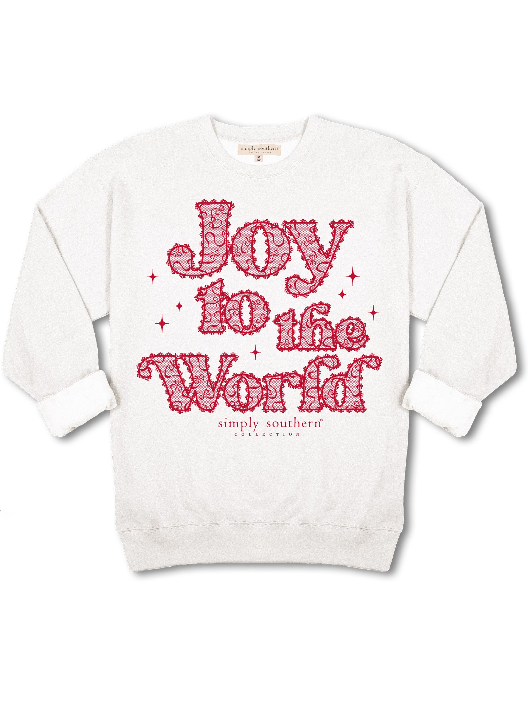 Simply Southern Joy Snow Holiday Long Sleeve Crew Sweatshirt
