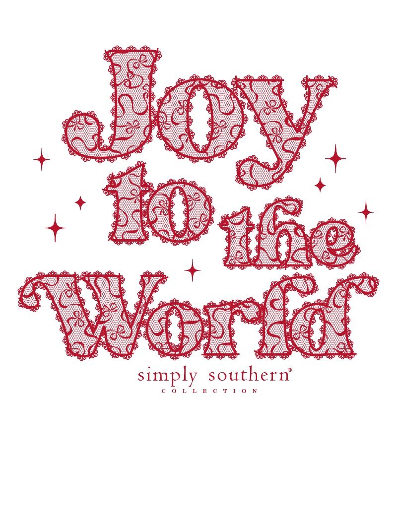 Simply Southern Joy Snow Holiday Long Sleeve Crew Sweatshirt
