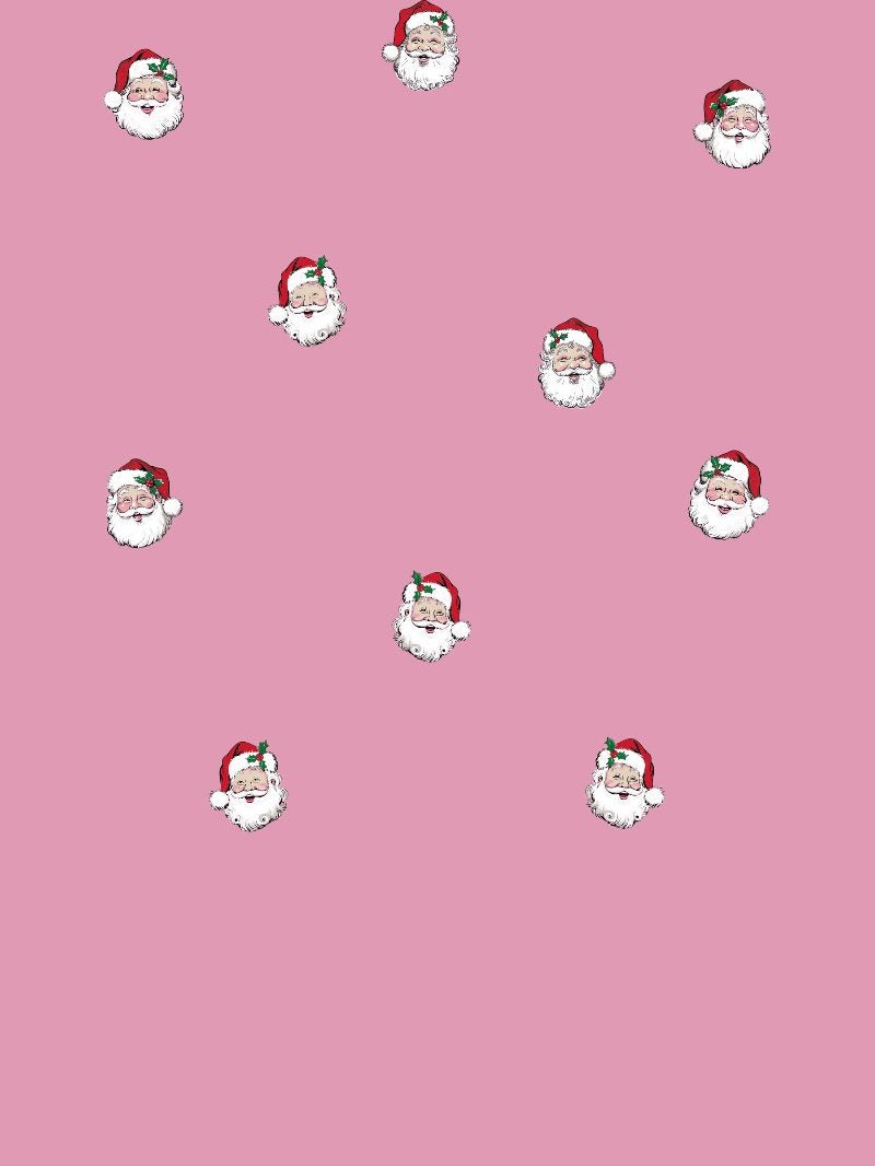 Simply Southern Santa Bubble Gum Holiday Long Sleeve Crew Sweatshirt